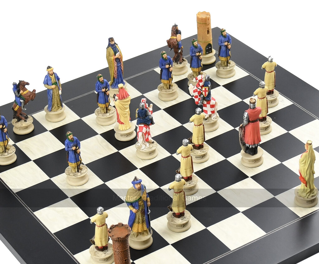 Luxury handmade chess set Crusaders vs saracens 600140001