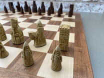 Mini Isle of Lewis Chess Set by Berkeley Chess with 2 inch King