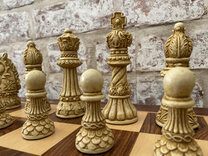 Ornate Staunton Berkeley Chess Set with 4.25 inch King