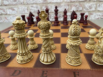 Ornate Staunton Berkeley Chess Set with 4.25 inch King