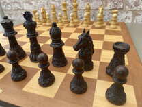 Ornate Staunton Berkeley Chess Set with 4.25 inch King