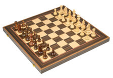 Philos Tournament Folding Wooden Chess Set - 55mm Squares