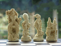 Sea Life Berkeley Chess Set with 3.75 inch King