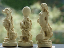 Sea Life Berkeley Chess Set with 3.75 inch King