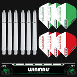 Winmau Diamond Plus Surround Set (Dartboard, Surround and 6 Darts)