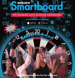 Unicorn Smartboard: App Enabled Auto Scoring Bristle Dartboard