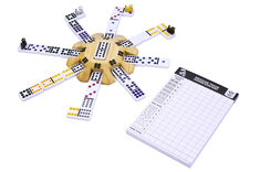 Deluxe Double 12 Mexican Train Dominoes in Wooden Box