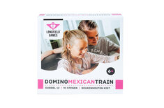 Longfield Games Mexican Train Dominoes in Wooden Case