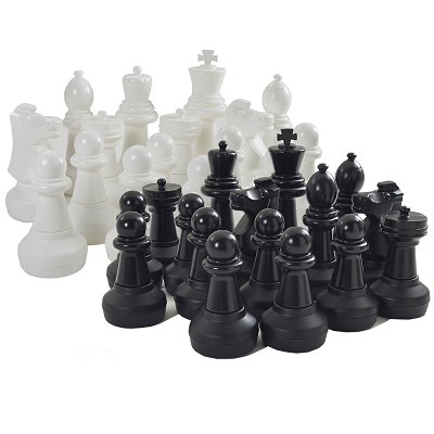 Garden Games Giant Chess Set (64cm King, Pieces Only, Without Board)