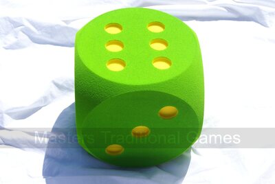 1 Giant Foam Die - 30cm - GREEN