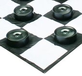 Garden Games Giant Draughts / Checkers Set (24 pieces without board)