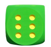 1 Giant Foam Die - 50cm - GREEN