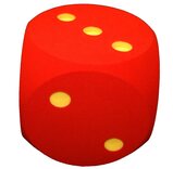 1 Giant Foam Die - 30cm - RED