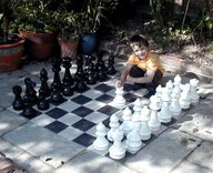 Rolly Mini-Giant Chess Pieces (without board)