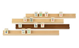 Longfield Games Set of 4 Mah Jong (Mahjong) Tile Racks - 35cm