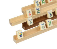 Longfield Games Set of 4 Mah Jong (Mahjong) Tile Racks - 35cm