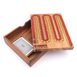 Wooden Cribbage in Storage Box