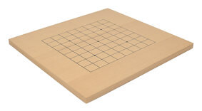 Dual-Side Wooden Go Board - 13 x 13 & 9 x 9 Layout