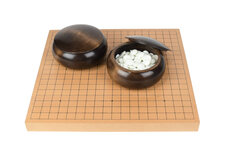 Go Masters Intermediate Go Set - Wooden Board, Glass Stones & Bowls