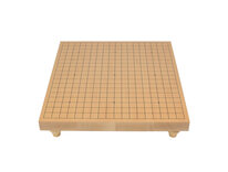 Masters Go Set with Raised Wooden Board & Yunzi Go Stones