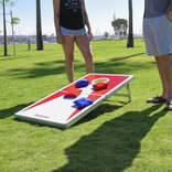 GoSports Regulation Size Cornhole Set - Red & Blue Edition