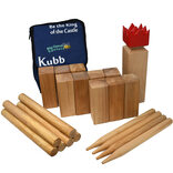 Garden Games Kubb - Beech wood with canvas bag