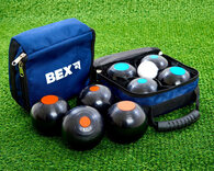 Garden Bowls Set by Bex Sport - 2 Sets of 4 Bowls, Jack & Bag