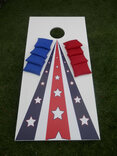 Cornhole -  Garden Plus Half Set - 1 board, 8 bags [Starstruck]