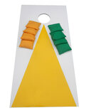 Cornhole - Garden Plus Half Set - 1 board, 8 bags [Yellow]