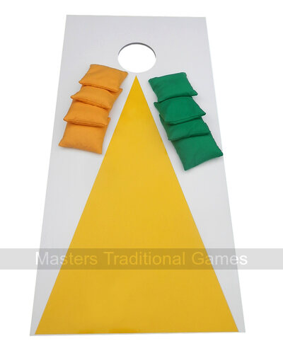 Cornhole - Garden Plus Half Set - 1 board, 8 bags [Yellow]