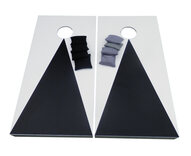 Cornhole - Garden Plus Full Set - 2 boards, 8 bags [Black]