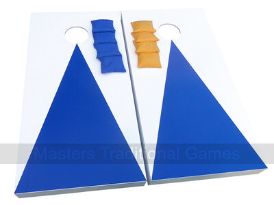 Cornhole - Garden Plus Full Set - 2 boards, 8 bags [Blue]