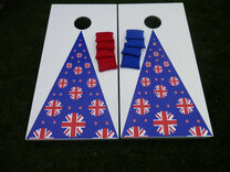 Cornhole - Garden Plus Full Set - 2 boards, 8 bags [Britpop]