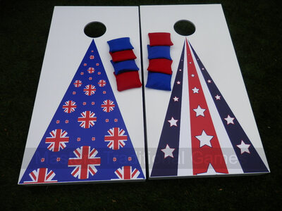 Cornhole - Garden Plus Full Set - 2 boards, 8 bags [Britpop/Starstruck]