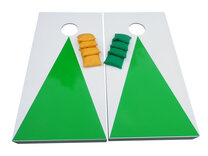 Cornhole - Garden Plus Full Set - 2 boards, 8 bags [Green]