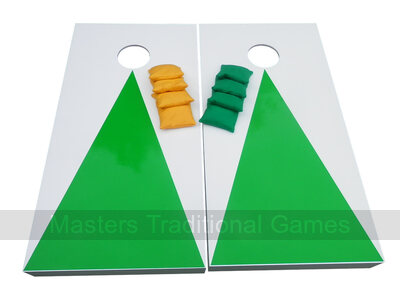 Cornhole - Garden Plus Full Set - 2 boards, 8 bags [Green]