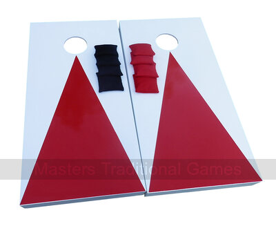 Cornhole - Garden Plus Full Set - 2 boards, 8 bags [Red]