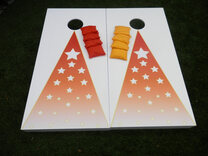 Cornhole - Garden Plus Full Set - 2 boards, 8 bags [Starburst]