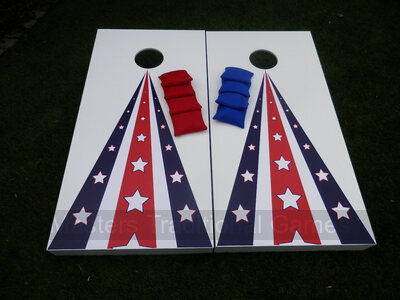 Cornhole - Garden Plus Full Set - 2 boards, 8 bags [Starstruck]