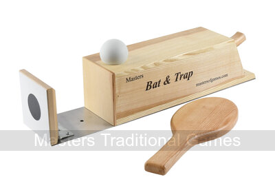 Full Size League standard Ash Bat and Trap Starter set (Bat, Trap, 2 balls)