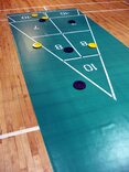 40 foot Indoor Roll-out Shuffleboard Court package