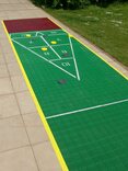 40 foot Outdoor Shuffleboard Poly Court package