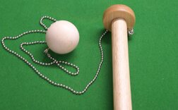 Pole, swivel, chain and ball for Masters League Size Bar Skittles