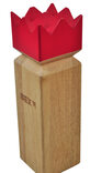 Bex Kubb Pro Red King - Rubberwood