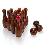 Premium Rosewood Skittles Set