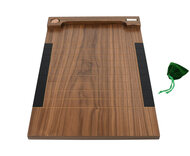 Masters Premium Shove Ha'penny Board - Black Walnut - Accessories Included