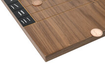 Masters Premium Shove Ha'penny Board - Black Walnut - Accessories Included