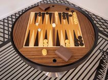 Dal Negro Gorgone Games Table - Chess, Backgammon, Draughts & Cards