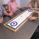 GoSports Shuffleboard & Curling 2-in-1 Table Game