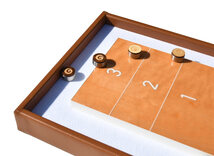 Masters Table Shuffleboard game - Beech or Walnut